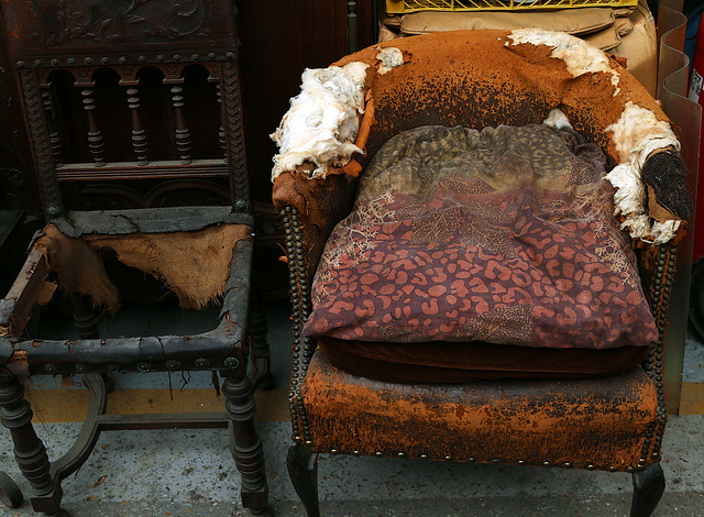 Il me faut choisir entre une chaise bien pratique pour l'incontinent que je suis , et un fauteuil confortable pour mes hémorroïdes , mes fissures et herpès , un choix cornélien