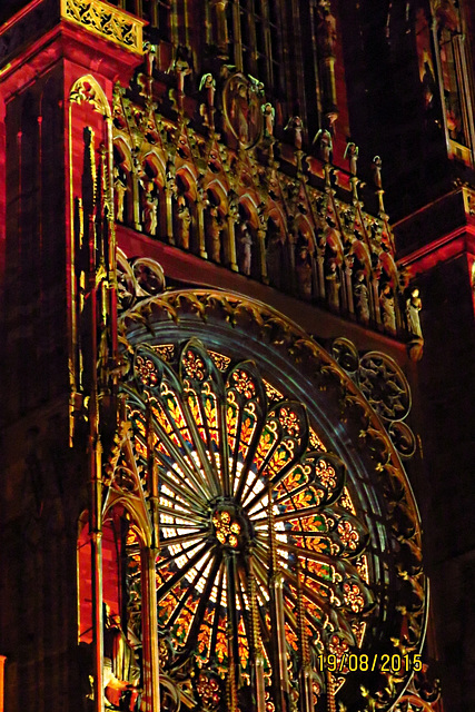 Rosace cathédrale de Strasbourg