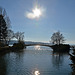Sonniger Blick auf den Bielersee am 2. Advent 2013