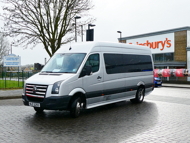 M & J Minibus Hire MJZ 5293 in Mildenhall - 14 Mar 2019 (P1000567)