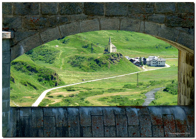 Riale view from the Morasco dam