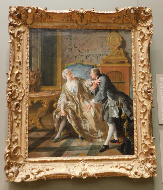 The Garter by Jean Francois DeTroy in the Metropolitan Museum of Art, January 2020