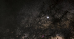 Dark Horse Nebula & Jupiter