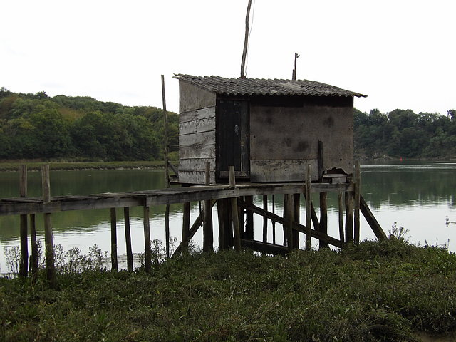 La restauration des carrelets en Rance (22)