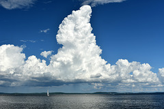 Summer Clouds Over the Bay