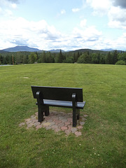 Banc de la contemplation / Bank der Kontemplation