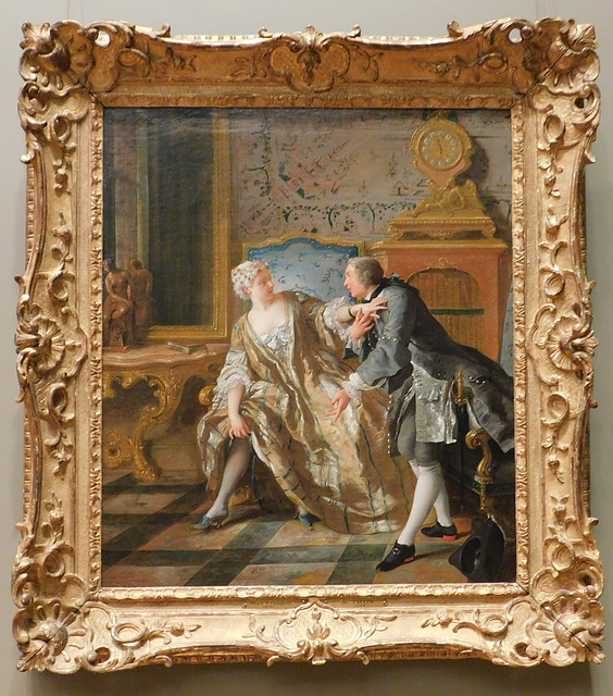 The Garter by Jean Francois DeTroy in the Metropolitan Museum of Art, January 2020