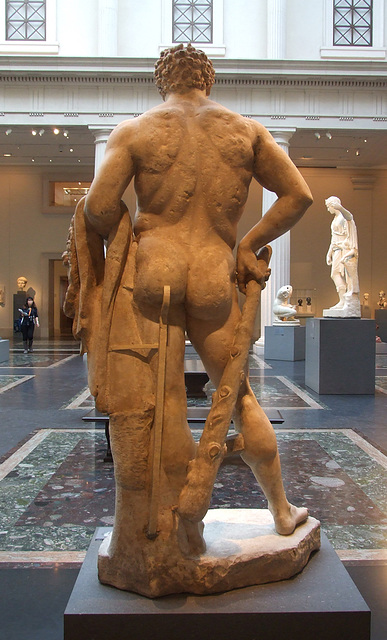 Marble Statue of a Youthful Herakles in the Metropolitan Museum of Art, January 2012