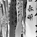 Banner flags at a shrine