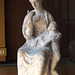 Seated Woman Holding a Nude Child Terracotta Figurine in the Louvre, June 2013