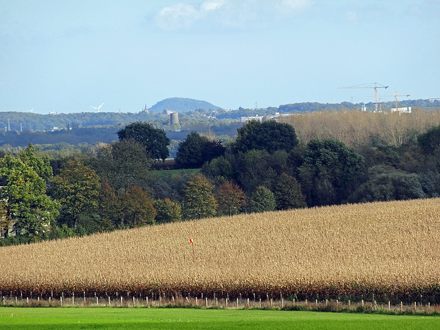 from Wijnandsrade ,Limburg view to  Heerlen(east)  and Landgraaf _Netherlands