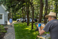 Artist at work