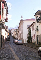 Uphill to the castle.