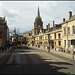 up Oxford High Street