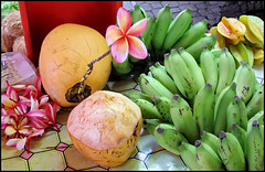 Victoria : la frutta esposta nel mercato