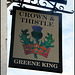 Crown & Thistle sign