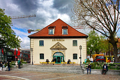 Stade, Zeughaus mit Eiscafé