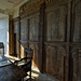 Oak Paneling in the Elizabethan dining room Helmsley Castle
