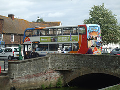 DSCF9355 Stagecoach (East Kent) bus crossing Westgate Bridge, Canterbury
