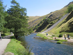 River Dove and the footpath leading to the Stepping Stones