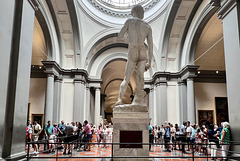 Florence 2023 – Galleria dell’Accademia – David and admirers