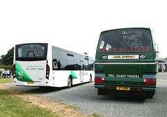 Dew's Coaches vehicles at The Big Bus Show, Stonham Barns - 11 Aug 2024 (P1190096)