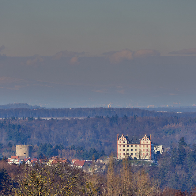 Blick auf Schloss Lichtenberg