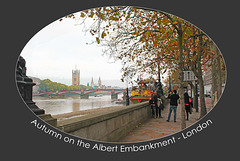 Autumn on the Albert Embankment - London - 30.10.2014