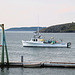 Carrie & Kayla in Lubec Harbor