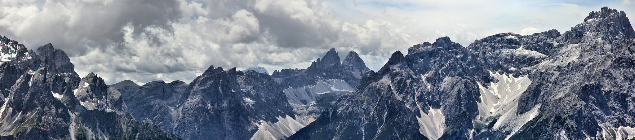 Dolomitenpanorama (im PIP als black and white)