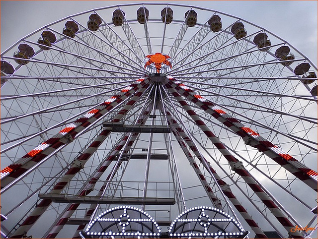 La grande roue à Orléans.