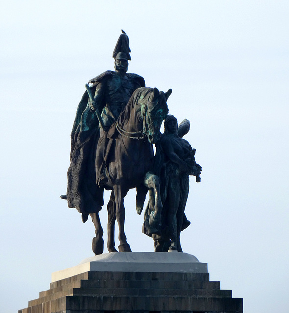 Koblenz- Statue of Kaiser Wilhelm I