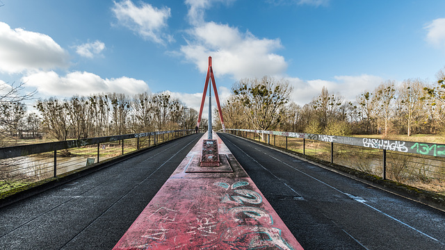 Auf der Lodemannbrücke