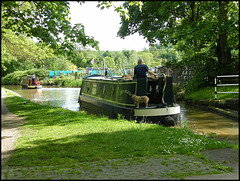 leaving Lock 3 at Atherstone