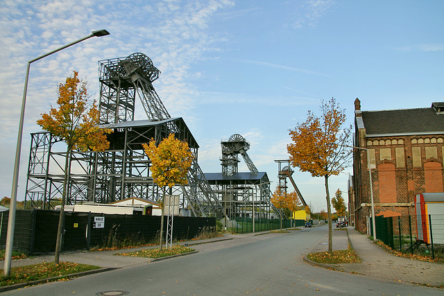 Fördergerüste und Maschinenhäuser der ehem. Zeche Radbod 1/2/5 (Hamm-Bockum-Hövel) / 13.10.2019