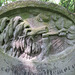 abney park cemetery, london,god axes a tree on the 1850 gravestone to john oliver