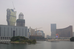 Macau Skyline Over Nam Van Lake