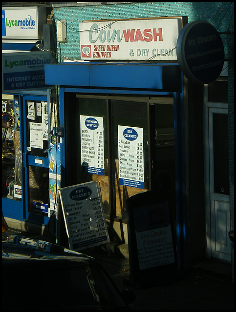 Coinwash launderette