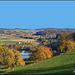 Blick vom Buchberg nach Flach und Volken bis Dorf