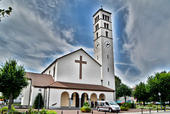 Katholische Christkönigskirche Huningue,Frankreich