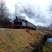 A very sturdy fence at Damems.  Loco is 47279,