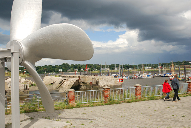 Unwetter über Hamburg