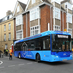 Whippet Coaches WG115 (MX23 LRO) in Cambridge - 18 Oct 2023 (P1160835)