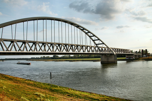 Hammer Eisenbahnbrücke (Düsseldorf-Hafen) / 30.08.2018