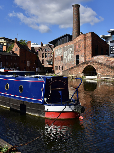 Gas Street Basin Birmingham West Midlands 14th September 2022