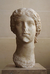 Portrait of Agrippina the Elder in the Louvre, June 2014