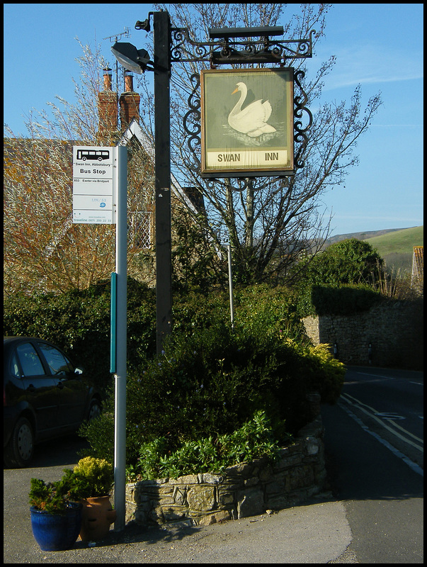 Swan bus stop