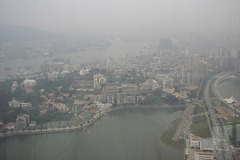 View From The Macau Tower In The Gloom