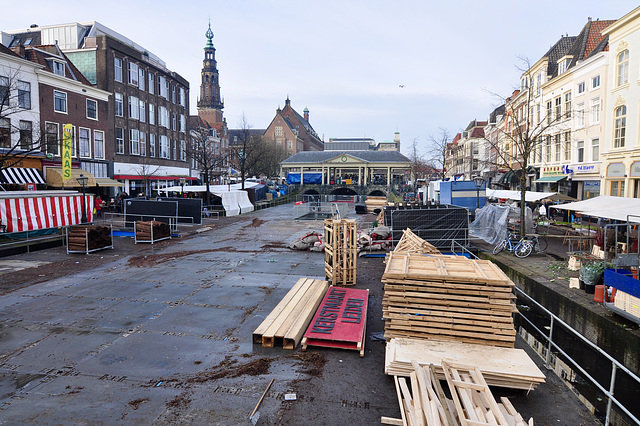 Remnants of the Christmas market