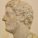 Detail of the So-Called Commodus, a Renaissance Portrait in an Unrelated Ancient Bust in the Naples Archaeological Museum, July 2012